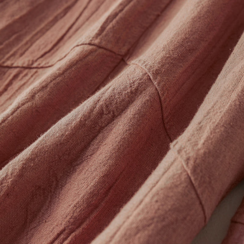 Pantalones harén de algodón para mujer, informales, holgados, de pierna recta, de longitud 7-8, con bolsillos y estampado de Buddha Stones - image 4