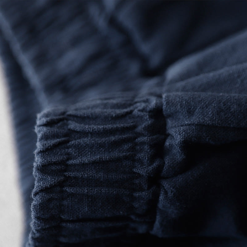 Pantalones harén de lino y algodón para mujer, informales, lisos, de largo 7-8, con bolsillos y estampado Buddha Stones - image 22