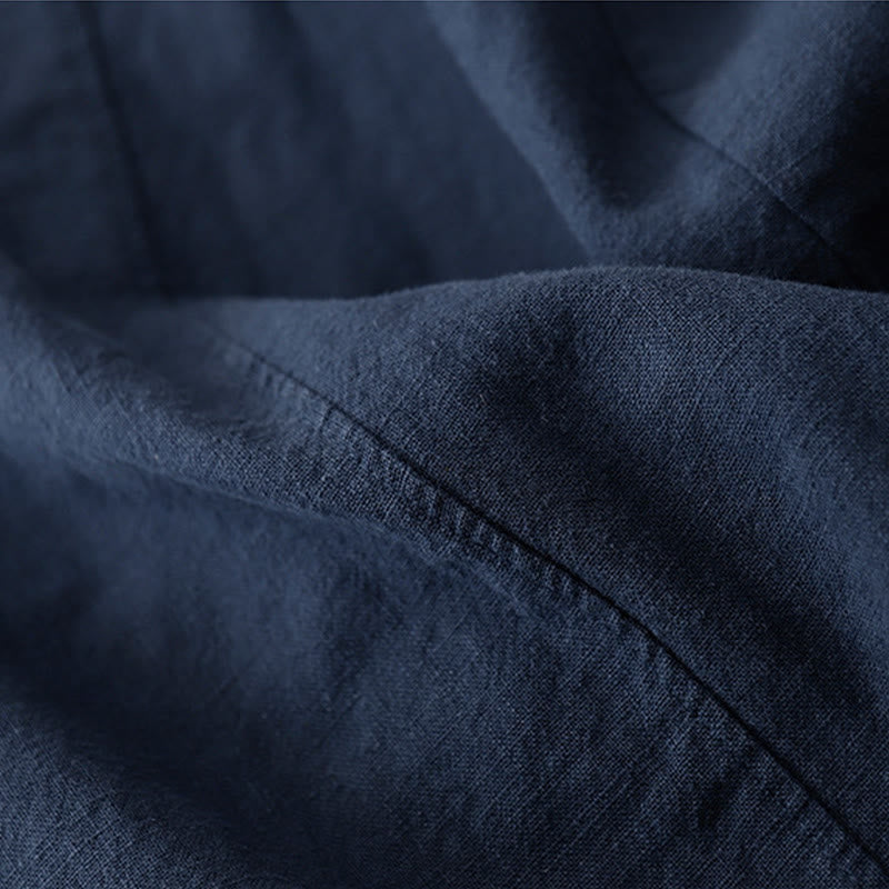 Pantalones harén de lino y algodón para mujer, informales, lisos, de largo 7-8, con bolsillos y estampado Buddha Stones - image 20