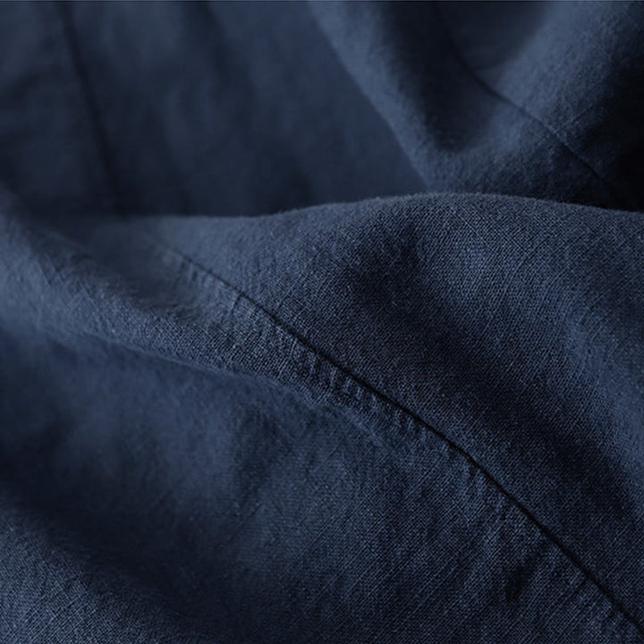 Pantalones harén de lino y algodón para mujer, informales, lisos, de largo 7-8, con bolsillos y estampado Buddha Stones - image 20