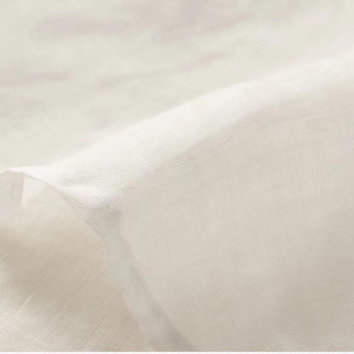 Camisa de algodón de media manga con cuello en V y diseño floral con bordado informal de Buddha Stones para mujer - image 18