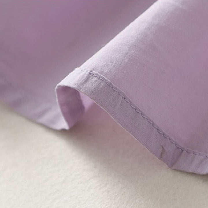 Camisa de lino y algodón de media manga con diseño de cuello con volantes y botones de rana para mujer con Buddha Stones - image 11