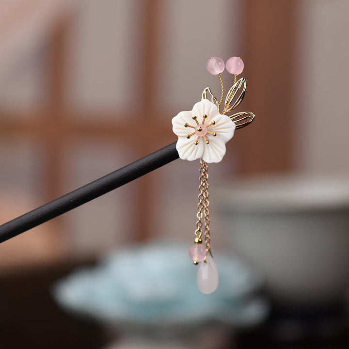 Horquilla de madera con Buddha Stones
