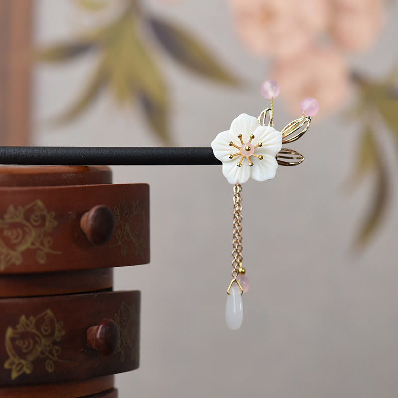 Horquilla de madera con Buddha Stones