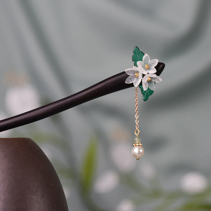Horquilla de madera con Buddha Stones