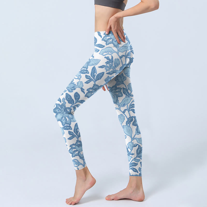 Leggings deportivos de fitness con estampado de Buddha Stones para mujer - image 3