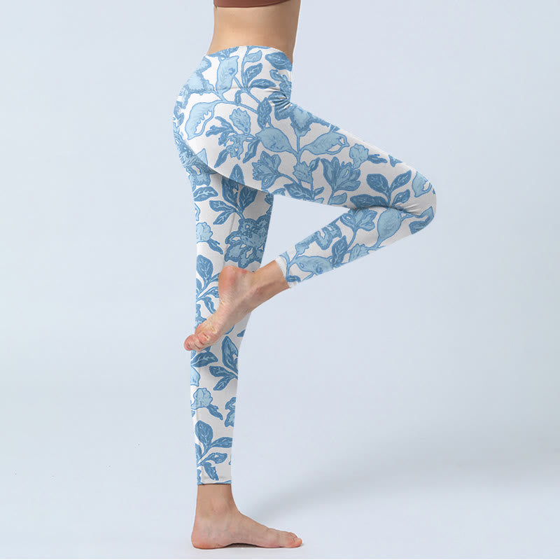Leggings deportivos de fitness con estampado de Buddha Stones para mujer - image 4