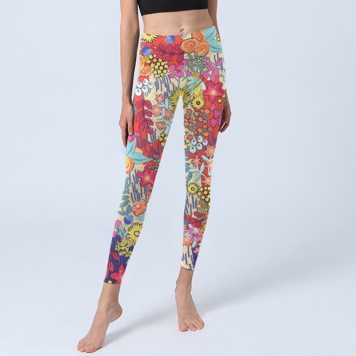 Leggings de yoga para mujer con estampado de Buddha Stones - image 6