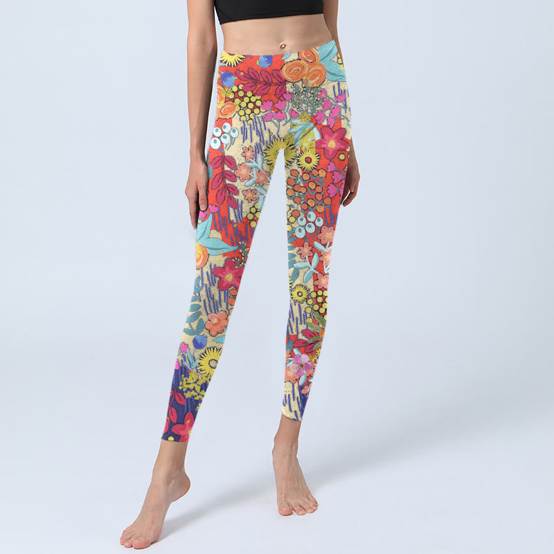 Leggings de yoga para mujer con estampado de Buddha Stones - image 5