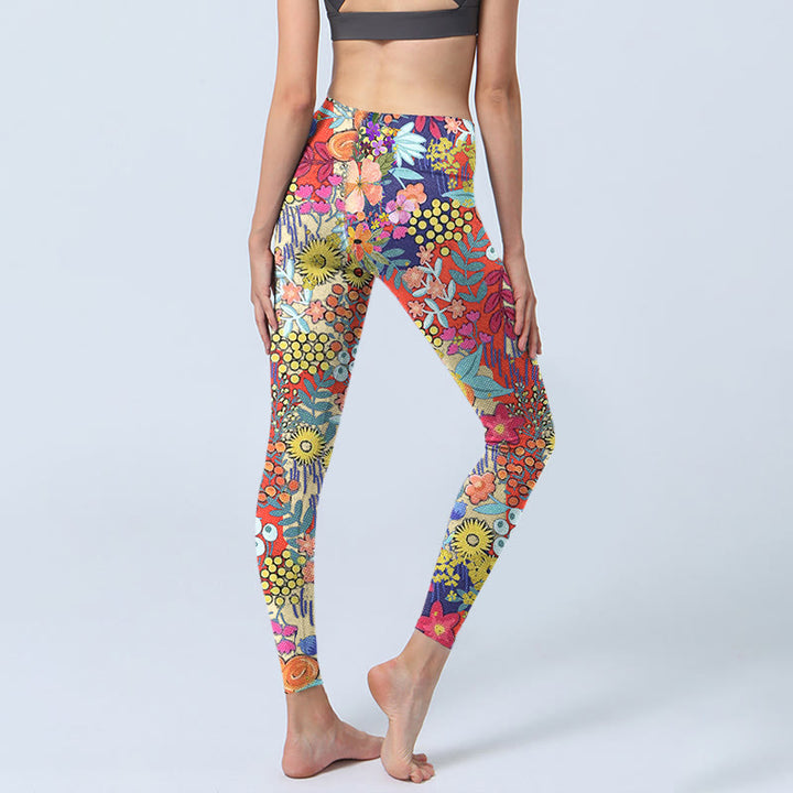 Leggings de yoga para mujer con estampado de Buddha Stones - image 5