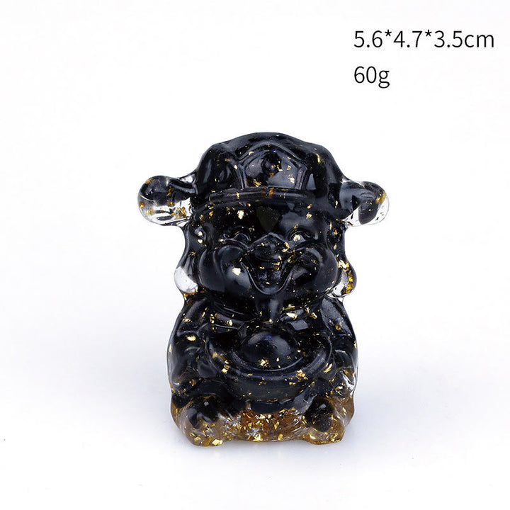 Buddha Stones, Dios de la Riqueza, Amatista, Cristal, Resina, Energía, Fortuna, Decoración del Hogar - image 17