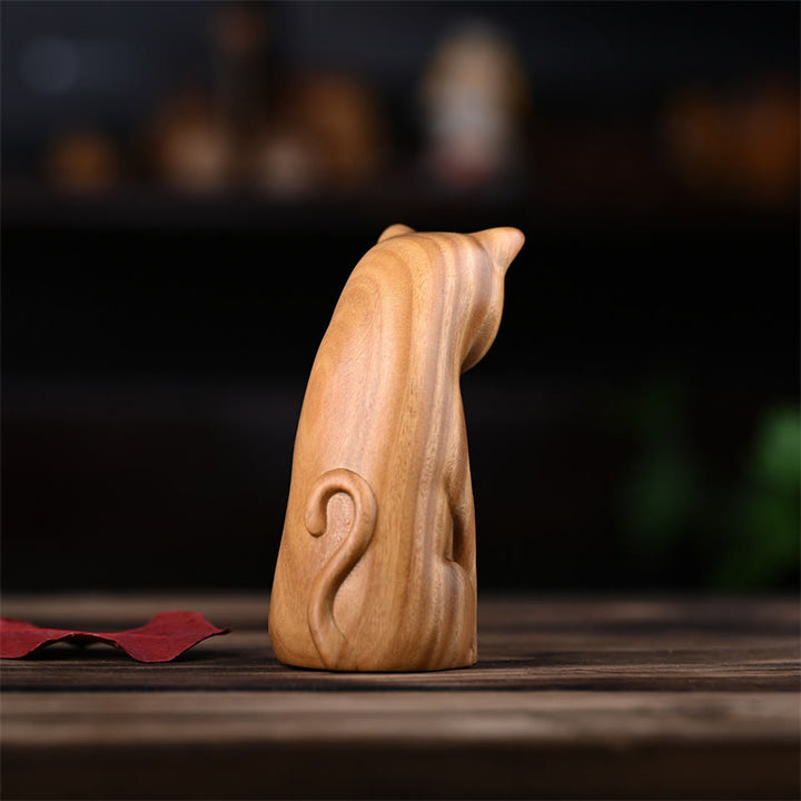 Buddha Stones, Gato Pequeño, Ratón, Sándalo Verde, Palosanto Rojo Africano, Paz, Decoración del Hogar - image 9