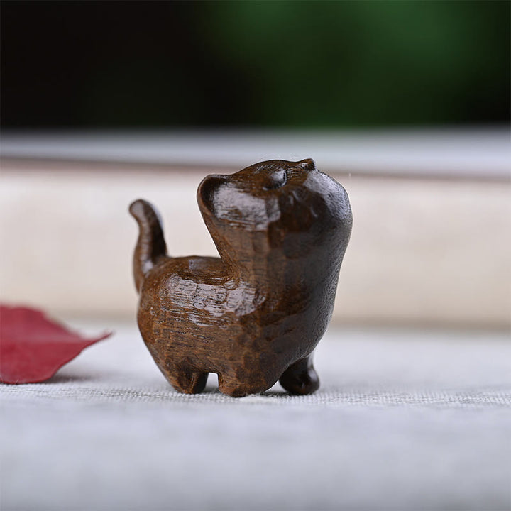 Buddha Stones, sándalo verde, madera de ébano, sándalo, hoja pequeña, sándalo rojo, mini gato de la suerte, decoración de paz
