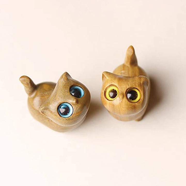 Buddha Stones, sándalo verde, madera de ébano, sándalo, hoja pequeña, sándalo rojo, mini gato de la suerte, decoración de paz