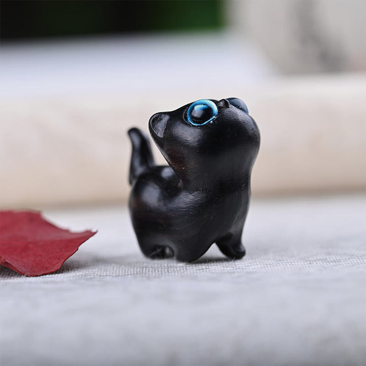 Buddha Stones, sándalo verde, madera de ébano, sándalo, hoja pequeña, sándalo rojo, mini gato de la suerte, decoración de paz