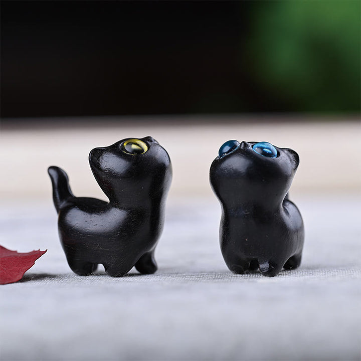 Buddha Stones, sándalo verde, madera de ébano, sándalo, hoja pequeña, sándalo rojo, mini gato de la suerte, decoración de paz