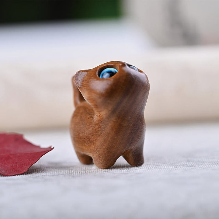 Buddha Stones, sándalo verde, madera de ébano, sándalo, hoja pequeña, sándalo rojo, mini gato de la suerte, decoración de paz
