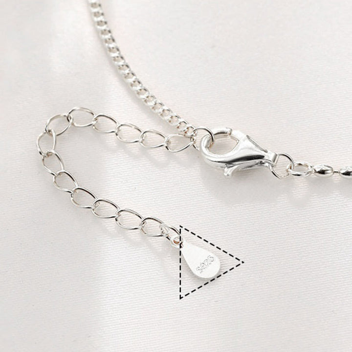 Tobillera con Buddha Stones en plata de ley 925, cuentas pequeñas de ágata roja, bendición de paz y alegría - image 11