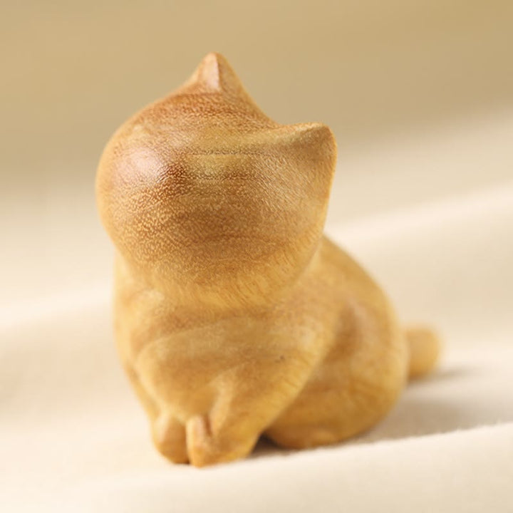 Buddha Stones de sándalo para gatos pequeños, protección para el hogar (tipo aleatorio) - 6,1 x 4,8 x 3,4 cm (tipo aleatorio izquierdo y derecho) - image 0