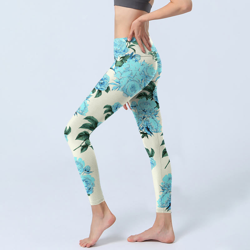 Leggings de yoga para mujer con estampado de Buddha Stones - image 2