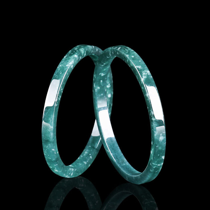 Pulsera fina de jade natural con Buddha Stones y abundancia - image 1