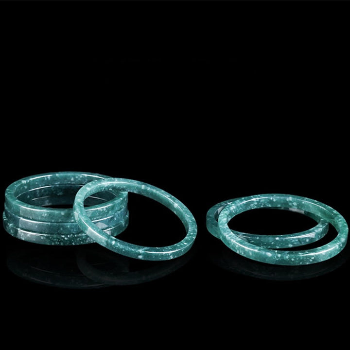 Pulsera fina de jade natural con Buddha Stones y abundancia - image 9