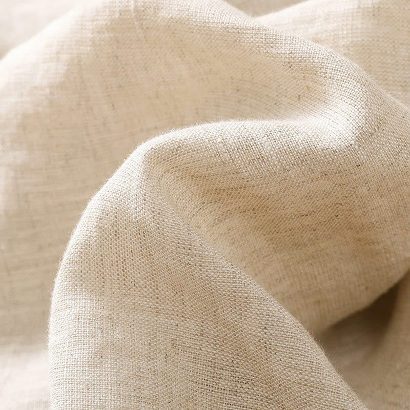 Pantalones cortos de lino y algodón con cordón ajustable y estampado floral con Buddha Stones para mujer, con bolsillos - image 13