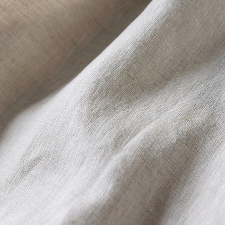 Pantalones cortos de lino y algodón con diseño arrugado sencillo de verano para mujer con bolsillos y Buddha Stones - image 41