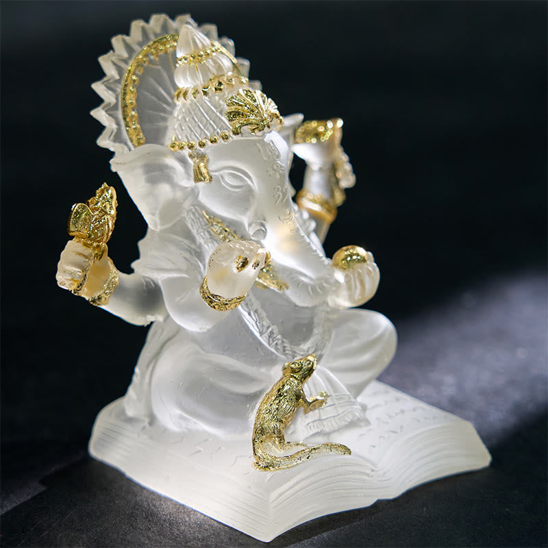 Estatua de elefante Ganesh Ganpati de Buddha Stones protectora para decoración del hogar - image 1