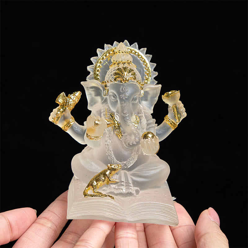 Estatua de elefante Ganesh Ganpati de Buddha Stones protectora para decoración del hogar - image 4