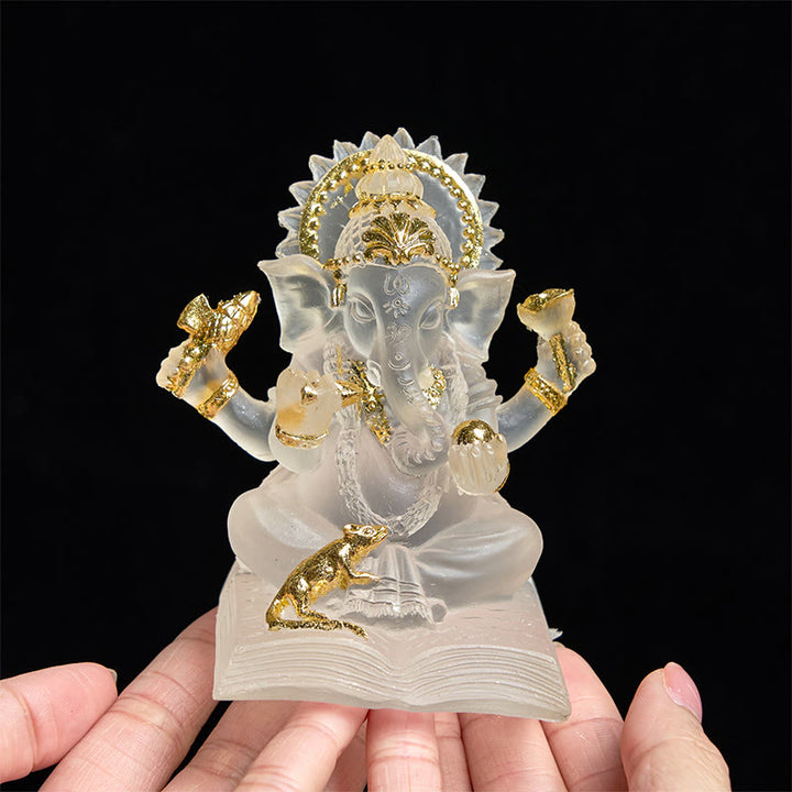 Estatua de elefante Ganesh Ganpati de Buddha Stones protectora para decoración del hogar - image 4