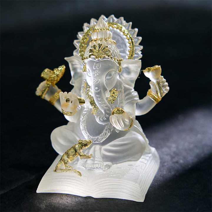 Estatua de elefante Ganesh Ganpati de Buddha Stones protectora para decoración del hogar - image 2