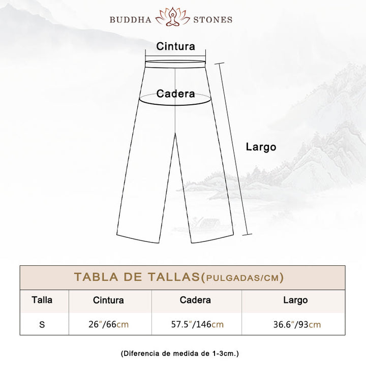 Buddha Stones, abrigo liso de manga larga, chaqueta, pantalones de pierna ancha, ropa de meditación Zen Tai Chi Yoga - image 8