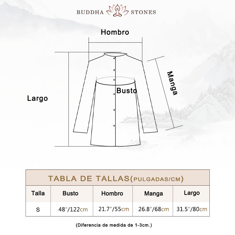 Buddha Stones, abrigo liso de manga larga, chaqueta, pantalones de pierna ancha, ropa de meditación Zen Tai Chi Yoga - image 7