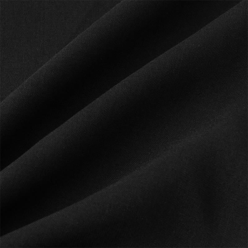 Camisa de algodón de manga corta con botones y bolsillo para hombre de Buddha Stones Summer - image 13