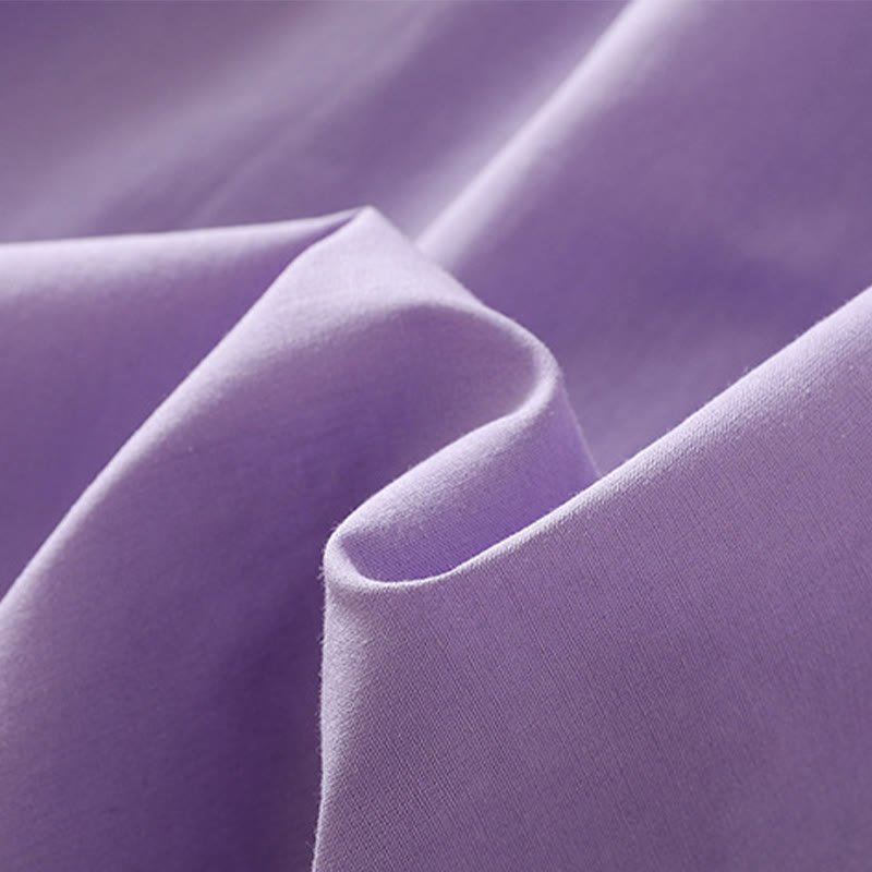 Vestido midi de lino y algodón con cuello en V, media manga y bolsillos, bordado de orquídeas de verano con Buddha Stones - image 9