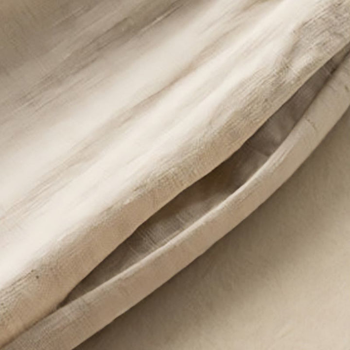 Pantalones anchos de lino y algodón con cordón ajustable, diseño bohemio, bordado con Buddha Stones, para mujer, con bolsillos - image 3