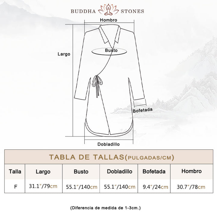 Ropa de algodón ramio con Buddha Stones para meditar