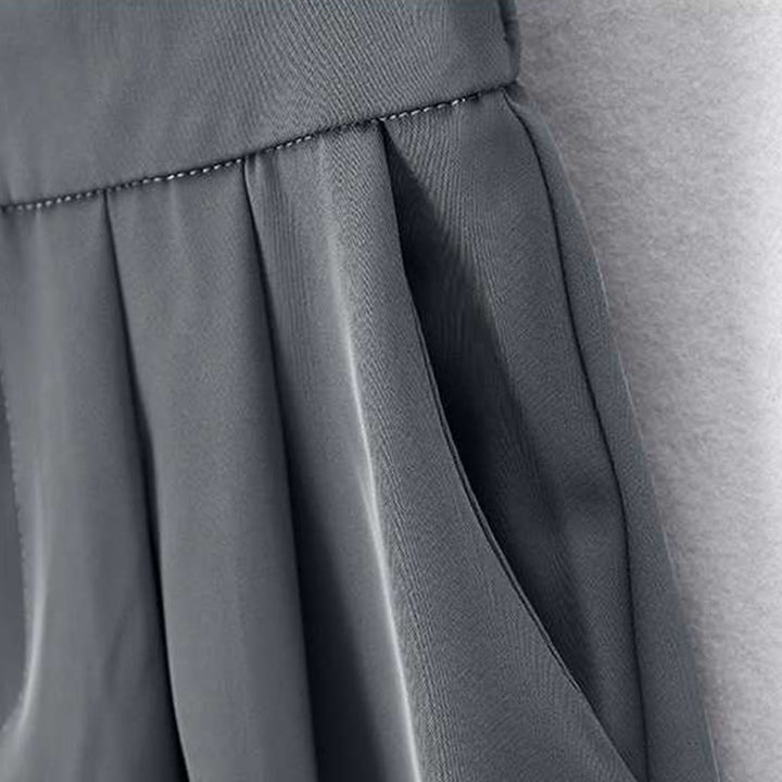 Pantalones cortos de verano informales con cremallera , Buddha Stones, sueltos, de lino y algodón, para mujer, con bolsillos - image 4