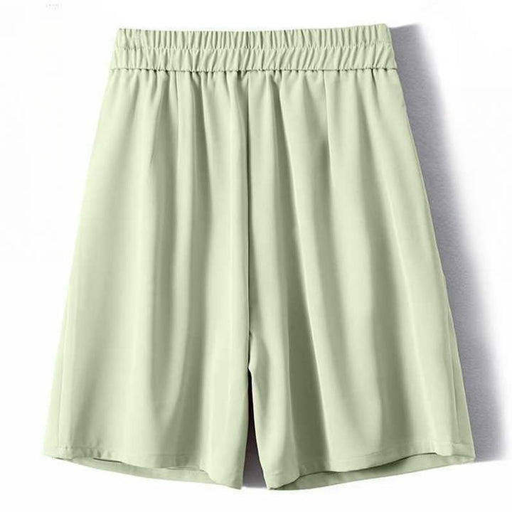 Pantalones cortos de verano informales con cremallera , Buddha Stones, sueltos, de lino y algodón, para mujer, con bolsillos