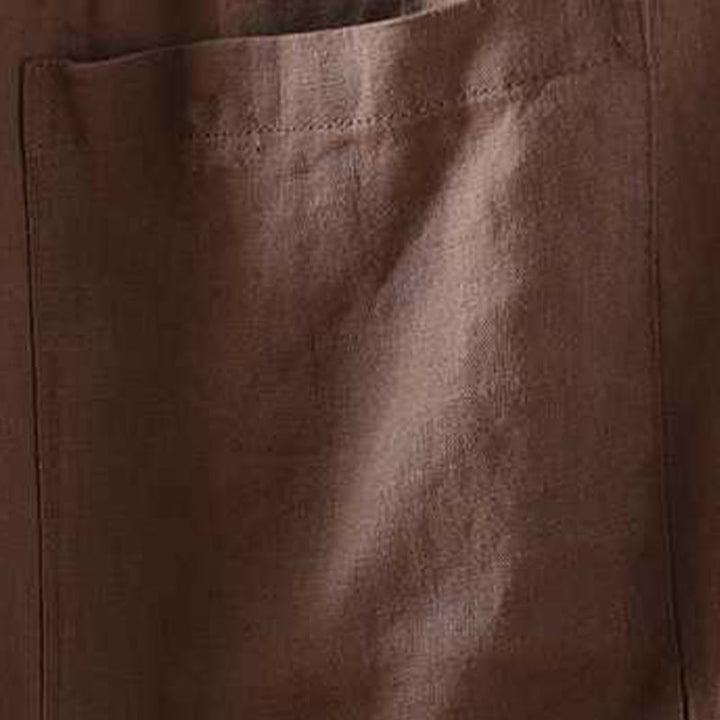 Pantalones cortos de verano informales con diseño de rana, de fibra acrílica, con botones y bolsillos , de Buddha Stones