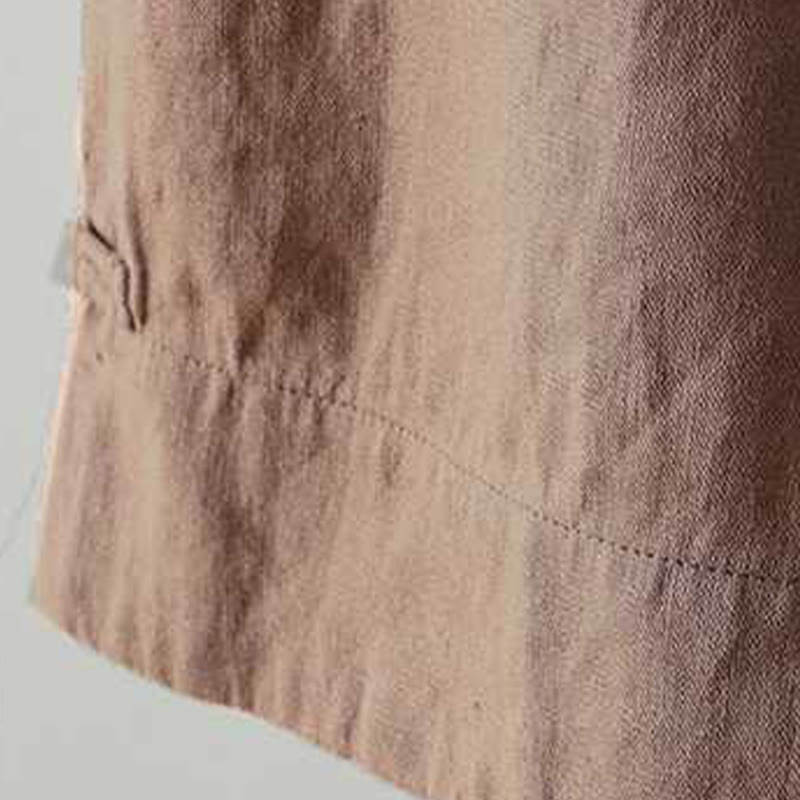 Pantalones cortos de verano informales con diseño de rana, de fibra acrílica, con botones y bolsillos , de Buddha Stones