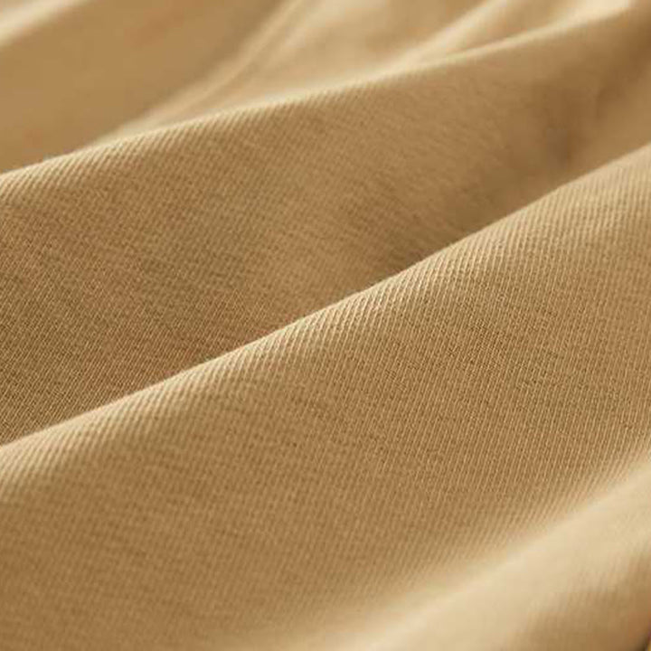 Pantalones cortos casuales sueltos de algodón liso de verano para mujer con bolsillos de Buddha Stones