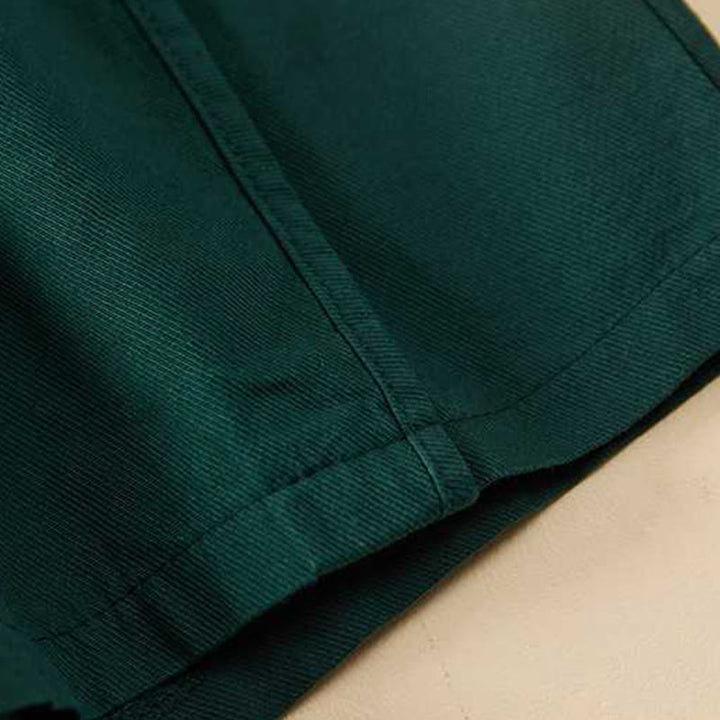 Pantalones cortos casuales sueltos de algodón liso de verano para mujer con bolsillos de Buddha Stones - image 11