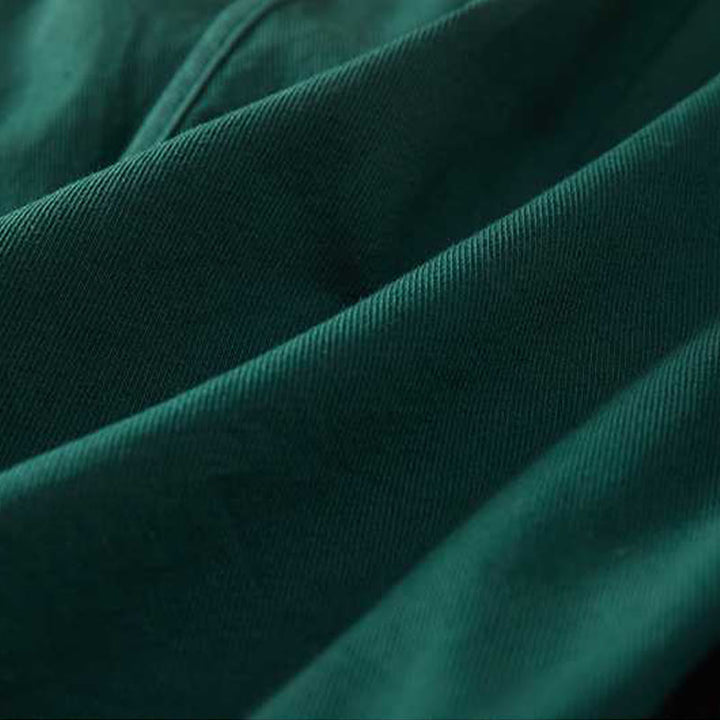 Pantalones cortos casuales sueltos de algodón liso de verano para mujer con bolsillos de Buddha Stones