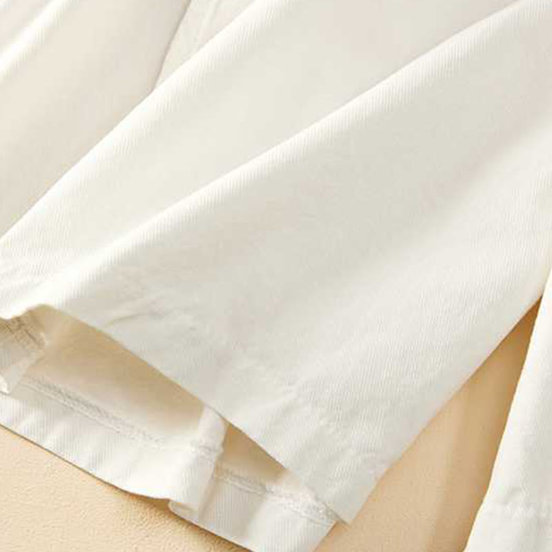 Pantalones cortos casuales sueltos de algodón liso de verano para mujer con bolsillos de Buddha Stones - image 20