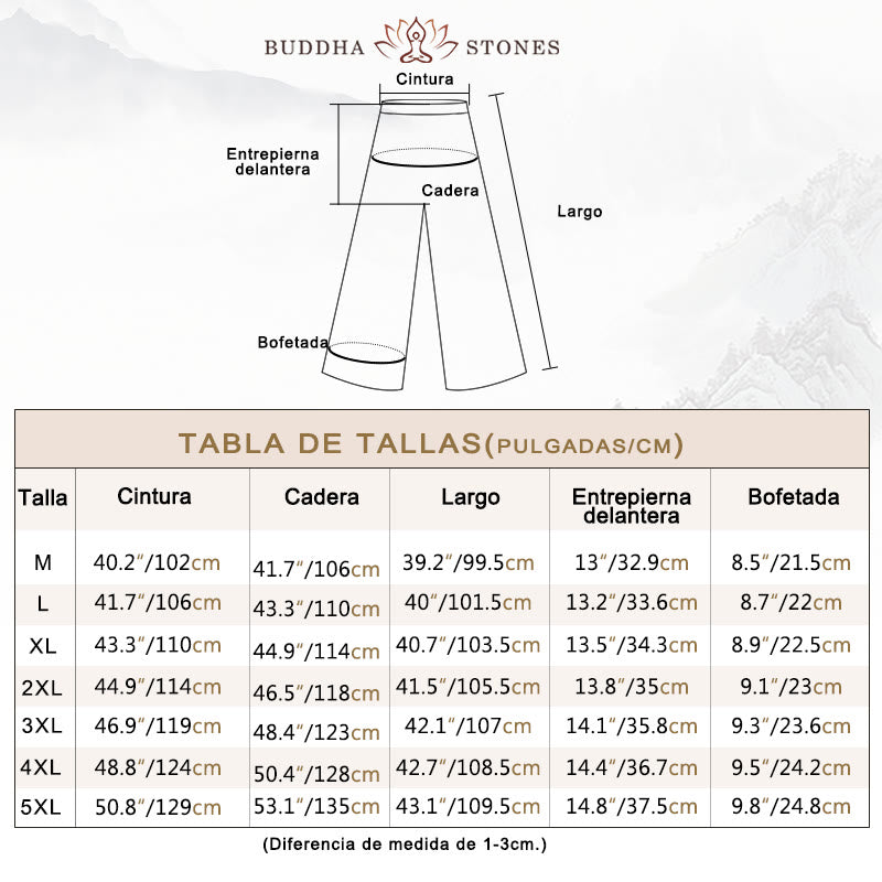 Conjunto de 2 piezas de traje Tang con Buddha Stones , uniforme tradicional con botones de rana, camisa de manga larga y pantalones para hombre - image 4