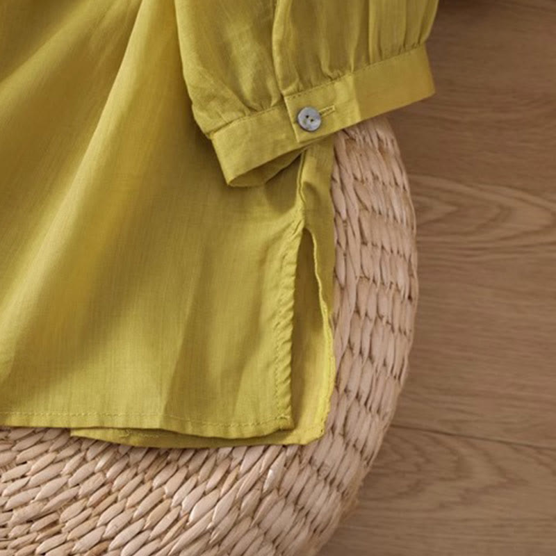 Camiseta informal de licra con bordado simétrico de Buddha Stones para mujer, cuello redondo, manga corta - image 27