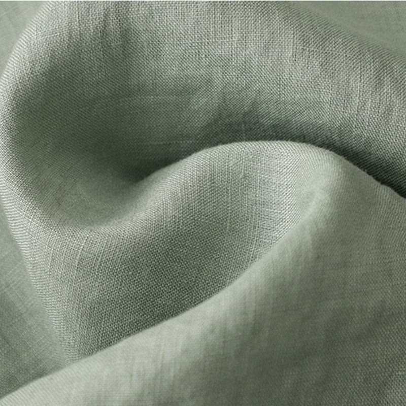 Vestido midi informal de lino y algodón con cuello redondo, volantes y botones, manga corta, para mujer, de Buddha Stones - image 8