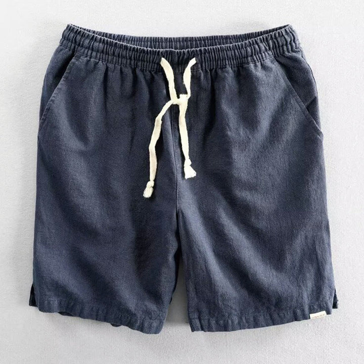 Pantalones cortos de algodón con cintura elástica y bolsillos para hombre con diseño de Buddha Stones - Marina de guerra - US/UK/AU40, UE 50 (3XL) - image 7